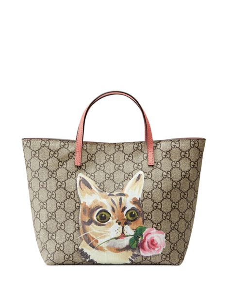 gucci mini tote cat